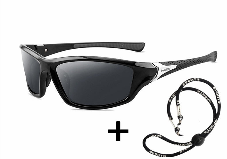 Óculos de Sol Masculino Com Lente Polarizada UV400 + Brinde suporte